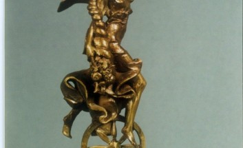 Скульптура из бронзы:  Фортуна (высота 20 см)