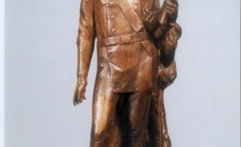 Скульптура из бронзы: Александр II (высота 20 см)